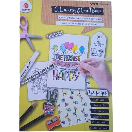 Colouring & Craft book “My weekend plans”